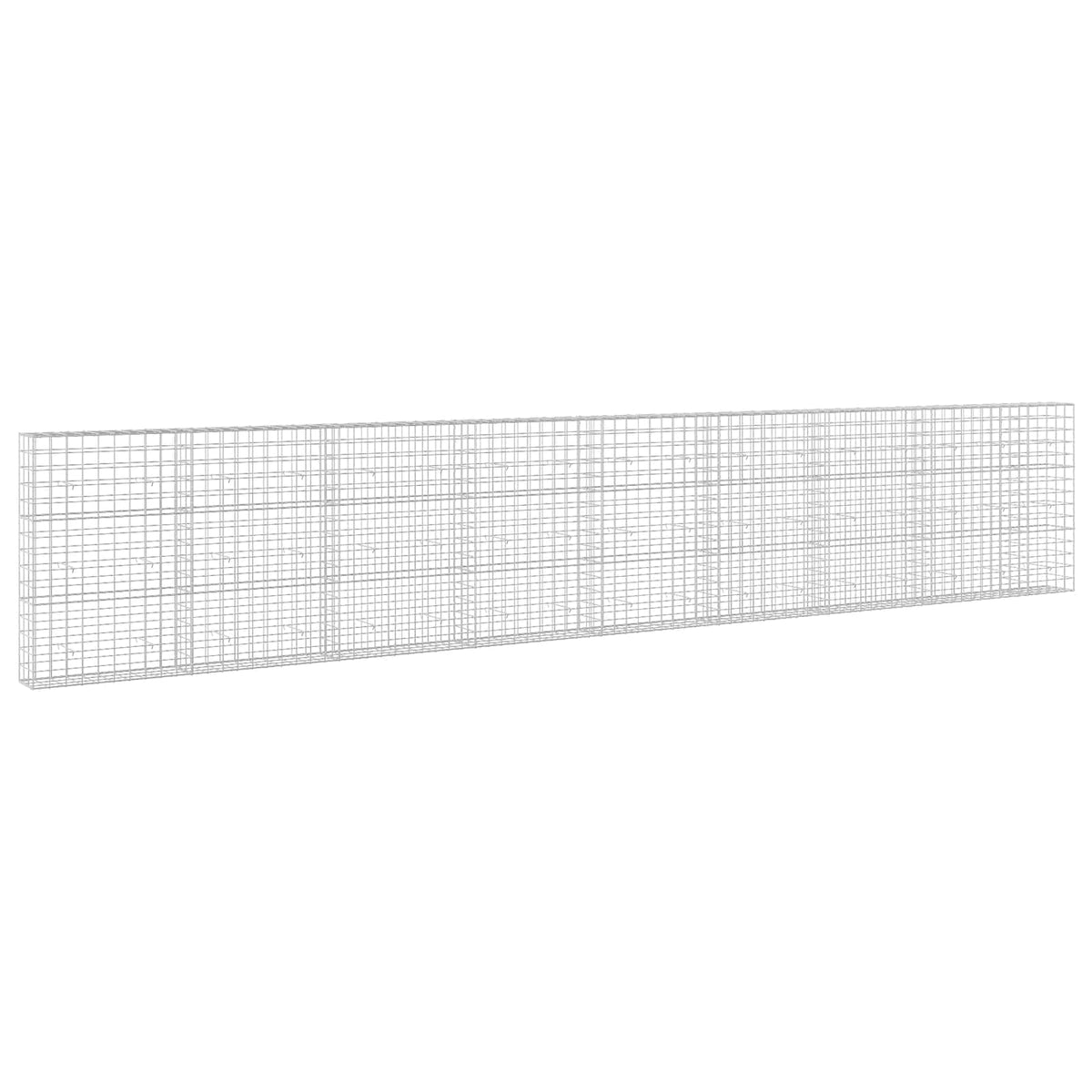 Gabion s žicom debljine 5 mm i mrežom 10x10 cm 850x30x150 cm