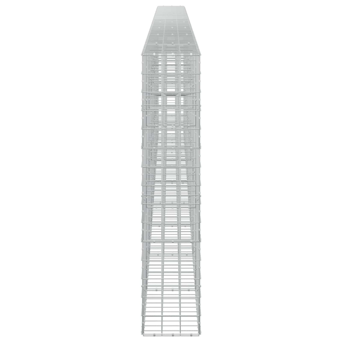 Gabion s žicom debljine 5 mm i mrežom 10x10 cm 850x30x150 cm
