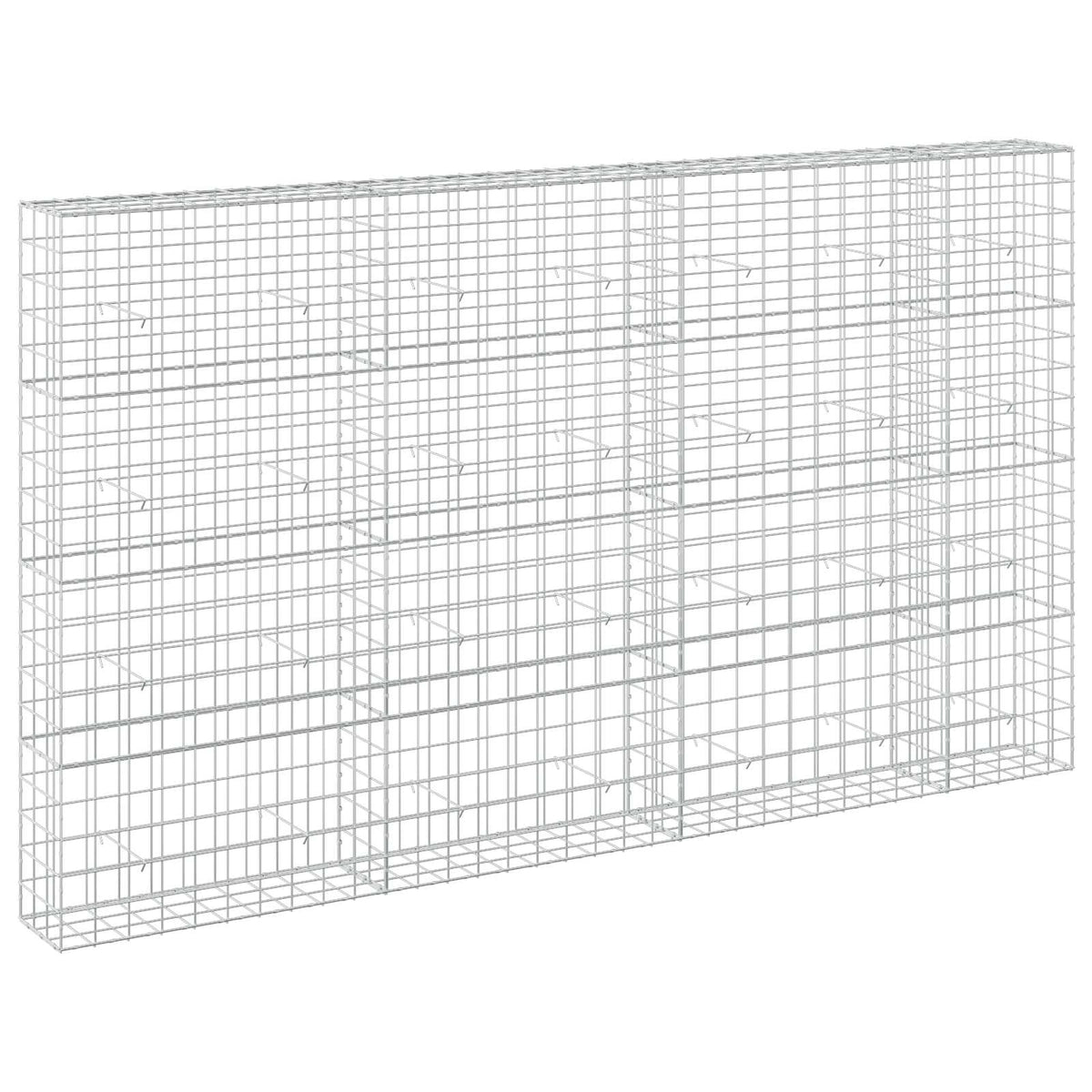 Gabion s žicom debljine 5 mm i mrežom 10x10 cm 350x30x200 cm