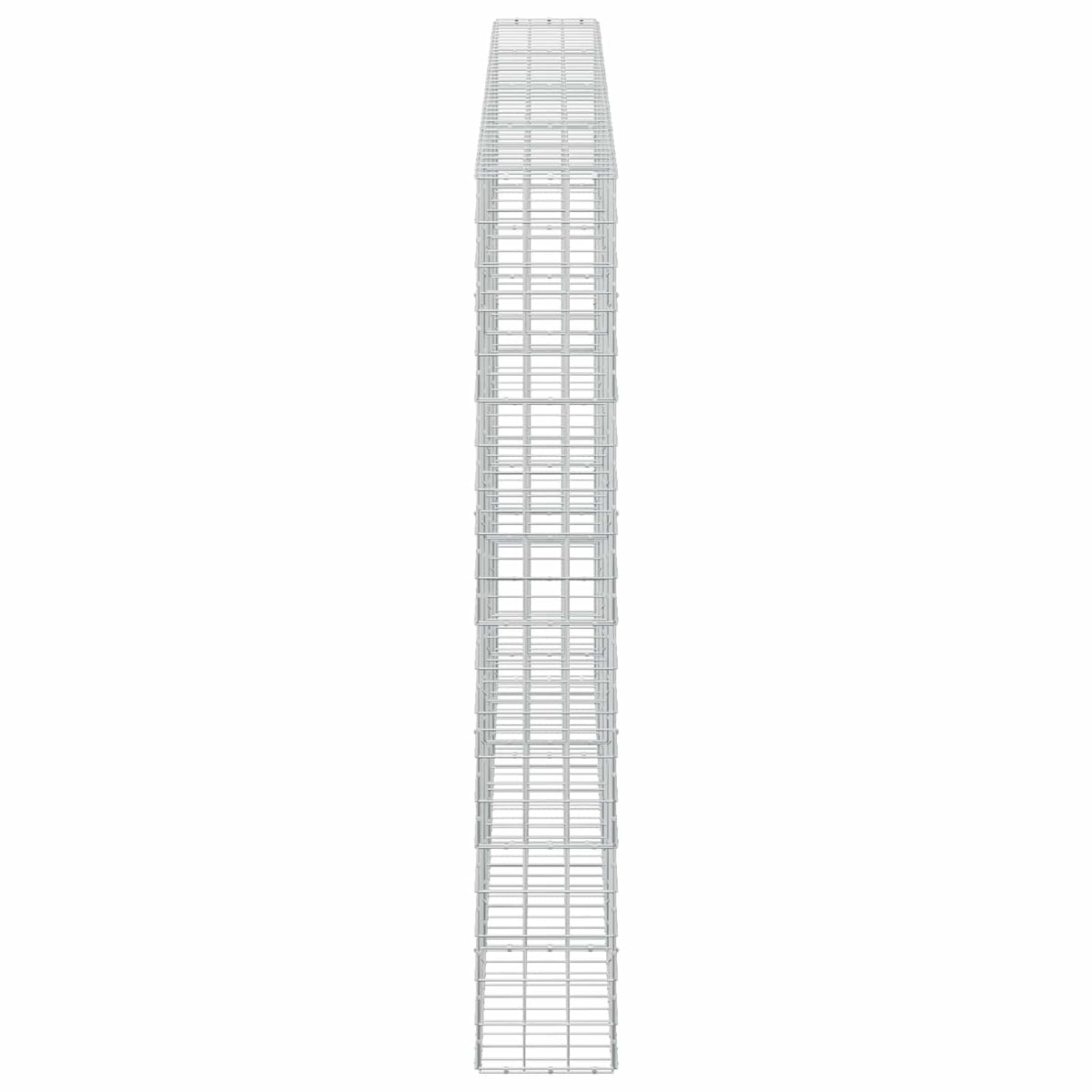 Gabion s žicom debljine 5 mm i mrežom 10x10 cm 400x30x200 cm