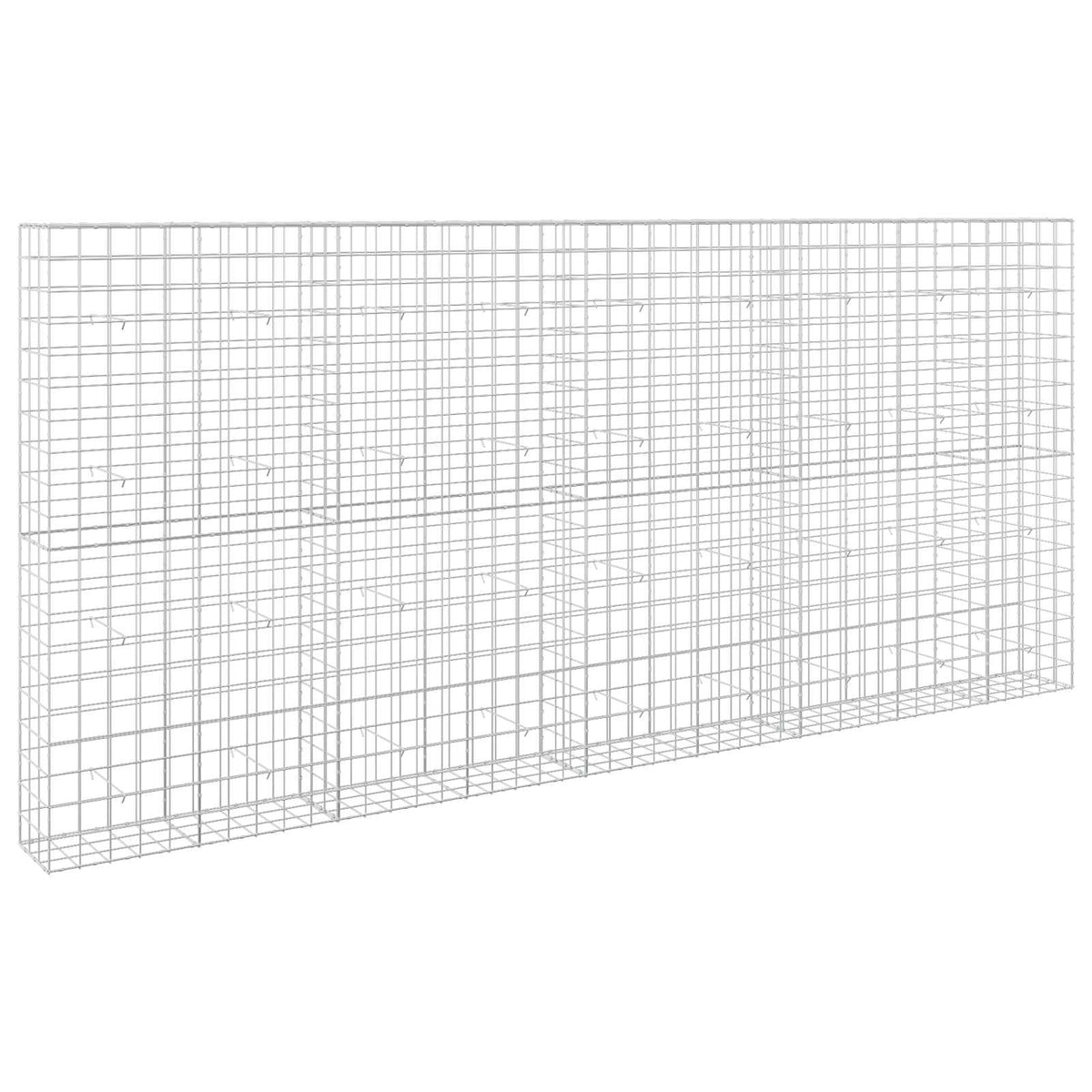 Gabion s žicom debljine 5 mm i mrežom 10x10 cm 450x30x200 cm