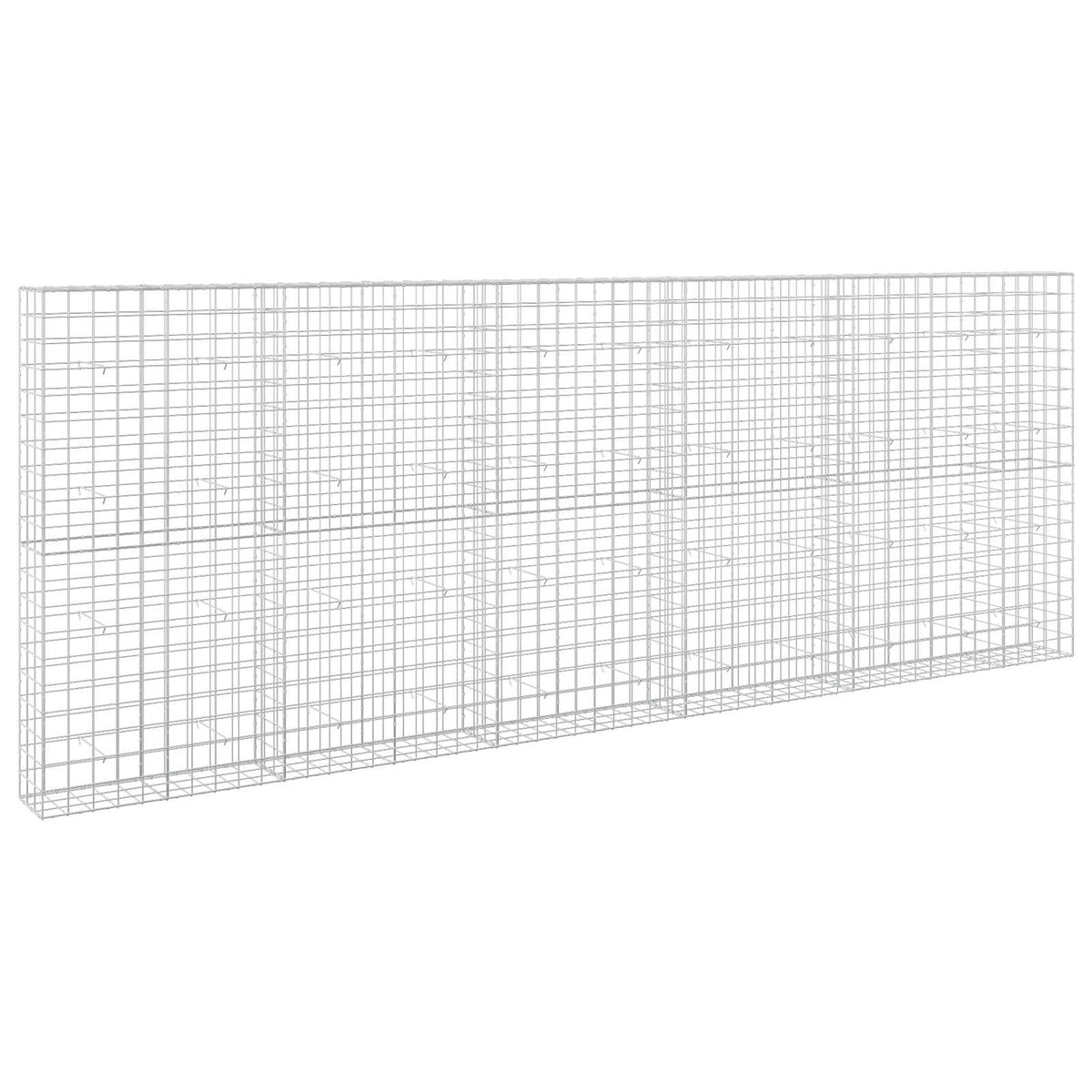 Gabion s žicom debljine 5 mm i mrežom 10x10 cm 550x30x200 cm