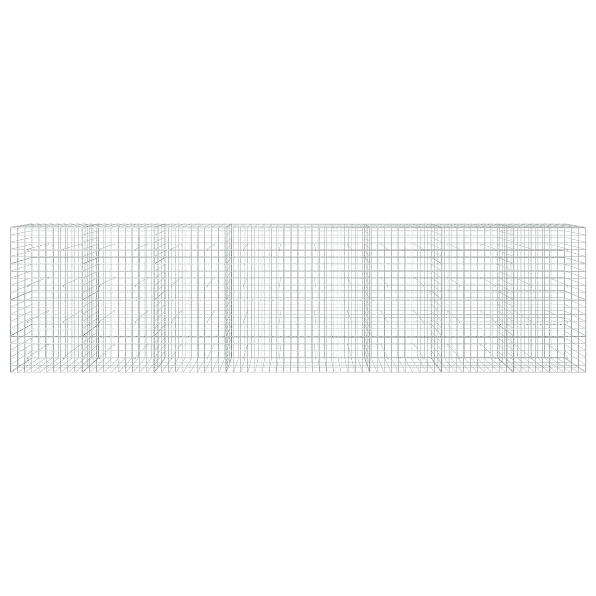Gabion s žicom debljine 5 mm i mrežom 10x10 cm 800x30x200 cm