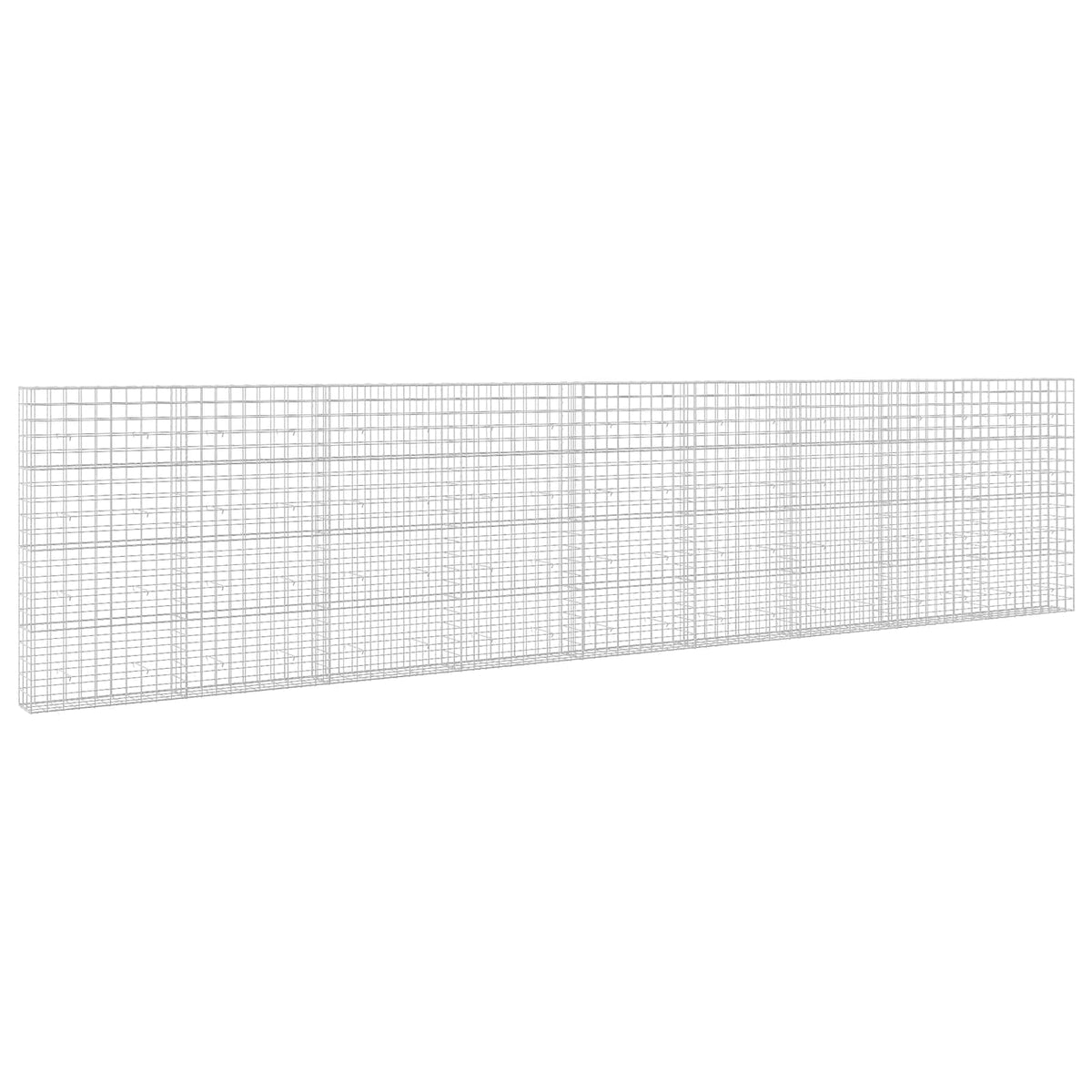 Gabion s žicom debljine 5 mm i mrežom 10x10 cm 900x30x200 cm