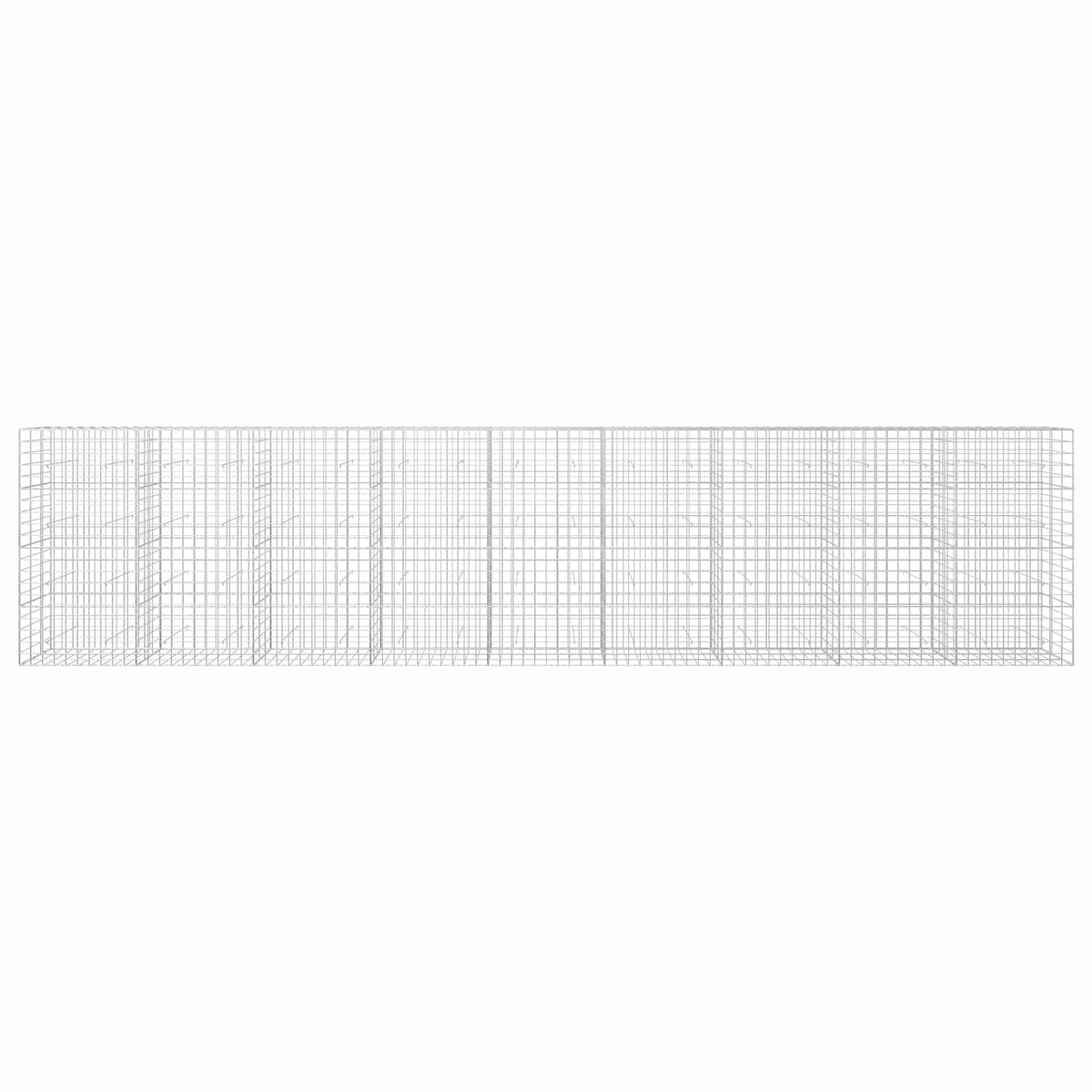 Gabion s žicom debljine 5 mm i mrežom 10x10 cm 900x30x200 cm