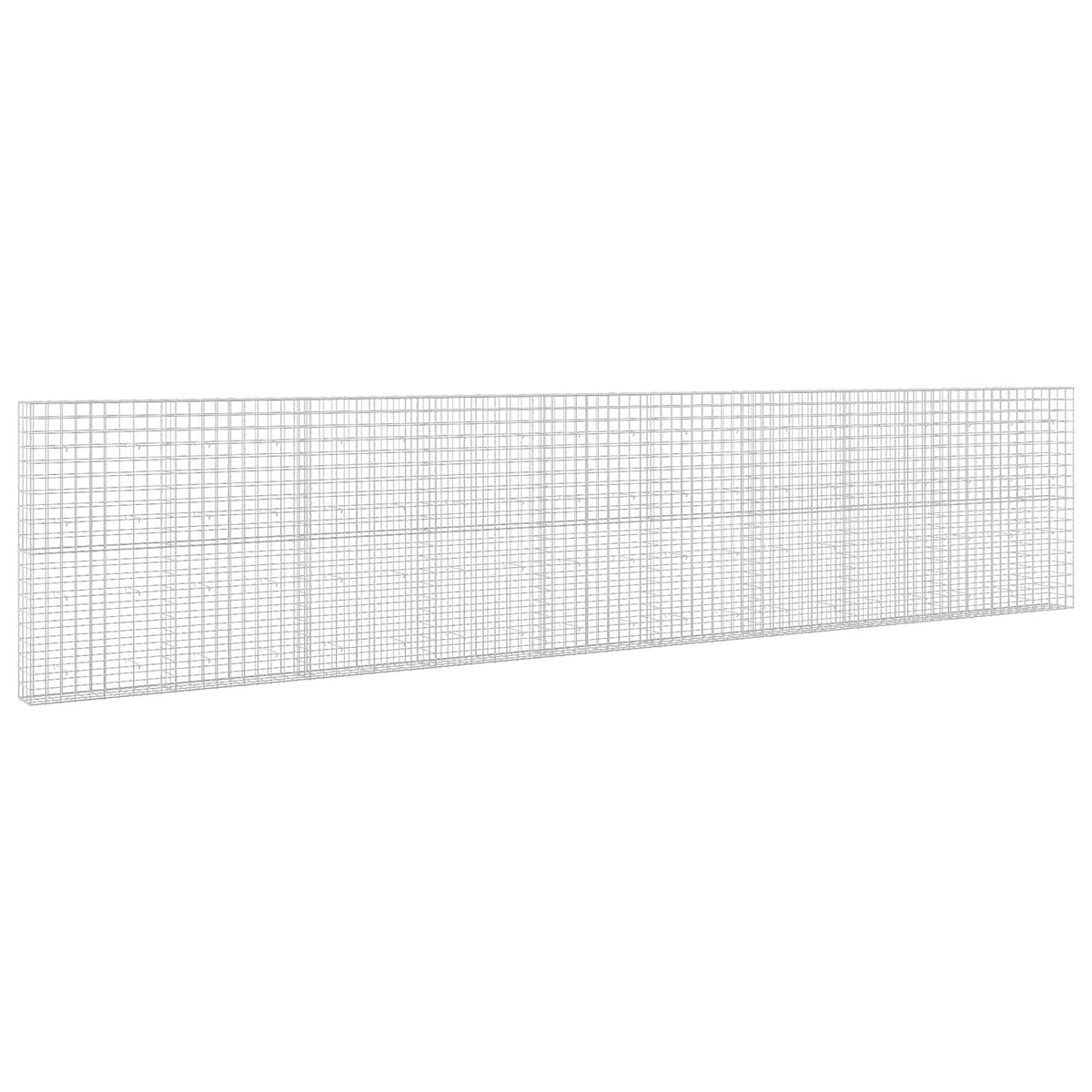 Gabion s žicom debljine 5 mm i mrežom 10x10 cm 950x30x200 cm