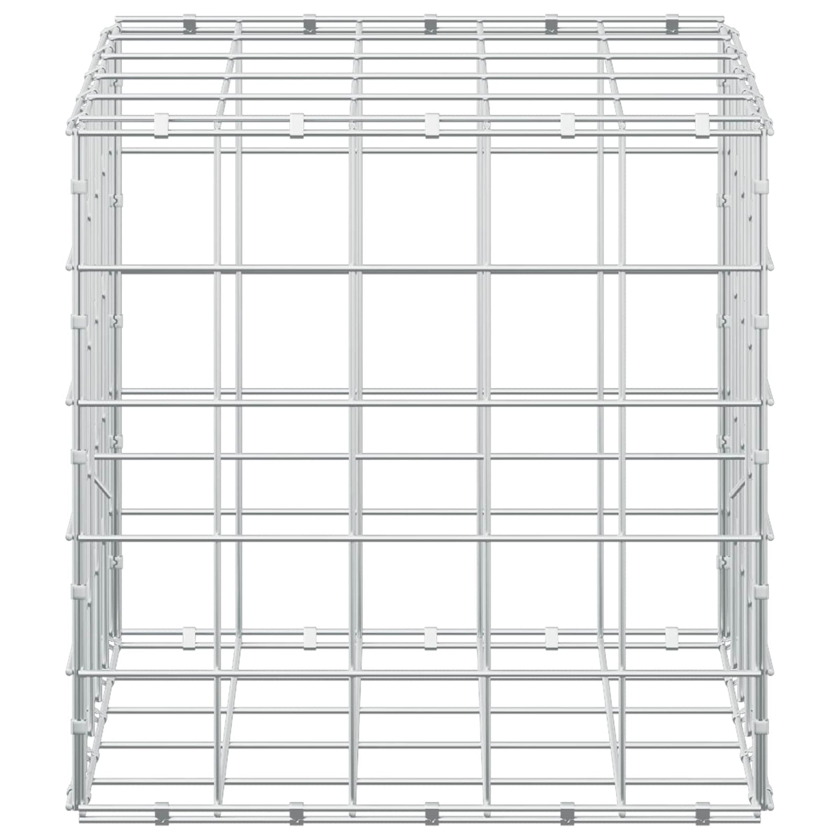 Gabion s žicom debljine 5 mm i mrežom 10x10 cm 50x50x50 cm