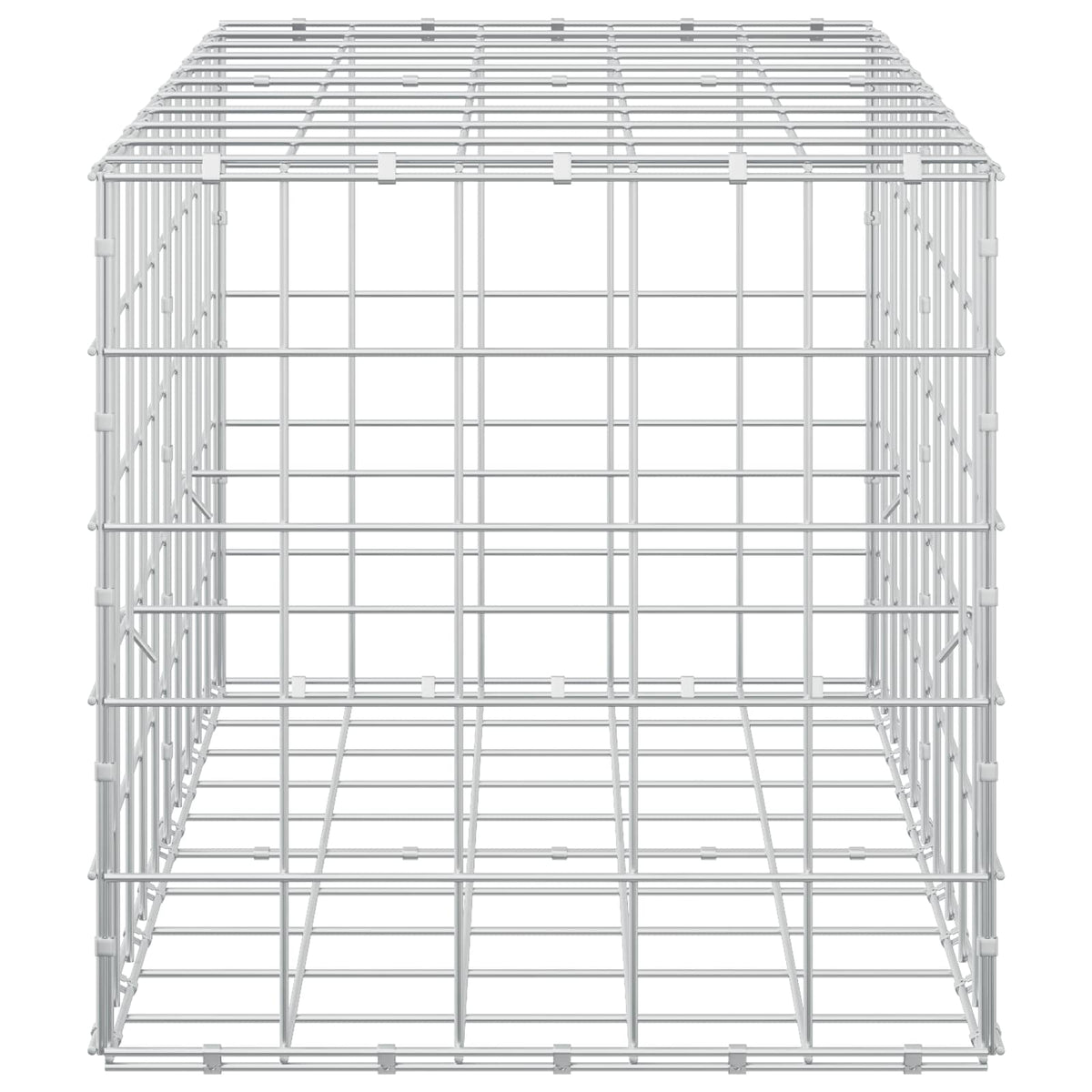 Gabion s žicom debljine 5 mm i mrežom 10x10 cm 100x50x50 cm