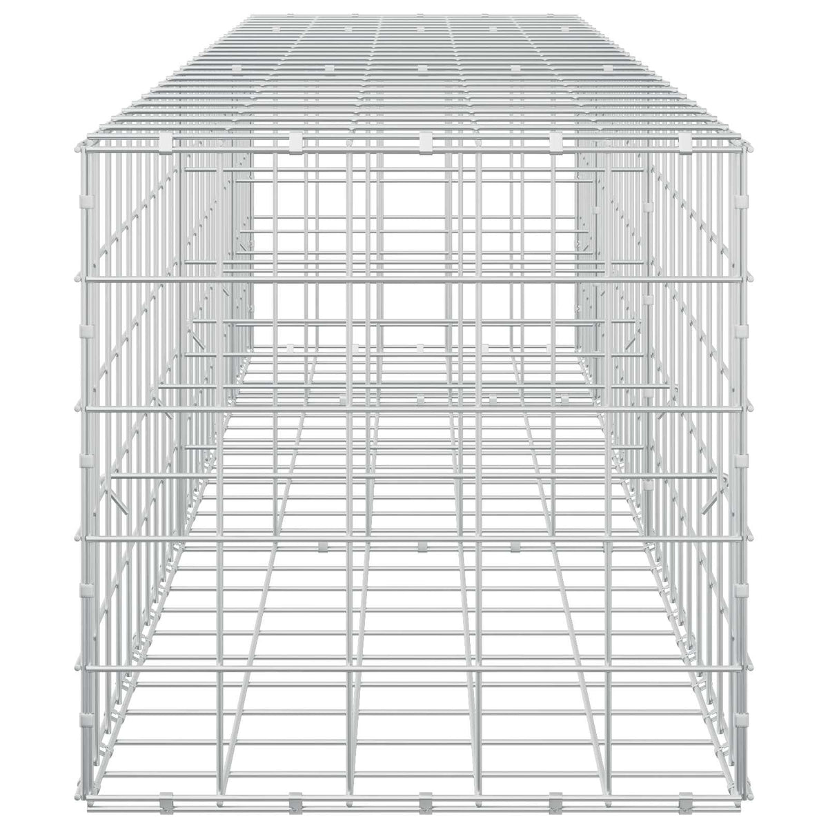 Gabion s žicom debljine 5 mm i mrežom 10x10 cm 250x50x50 cm