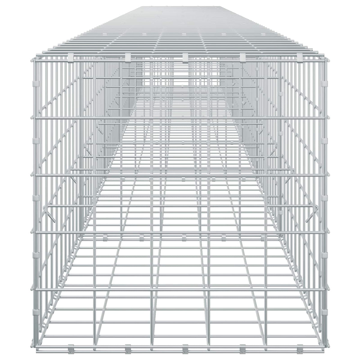 Gabion s žicom debljine 5 mm i mrežom 10x10 cm 600x50x50 cm