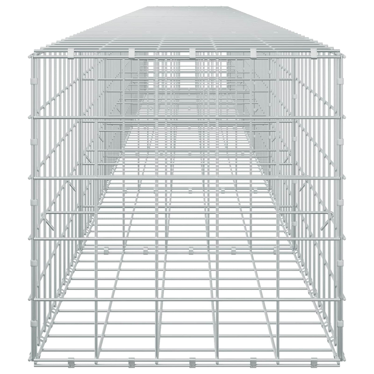 Gabion s žicom debljine 5 mm i mrežom 10x10 cm 650x50x50 cm
