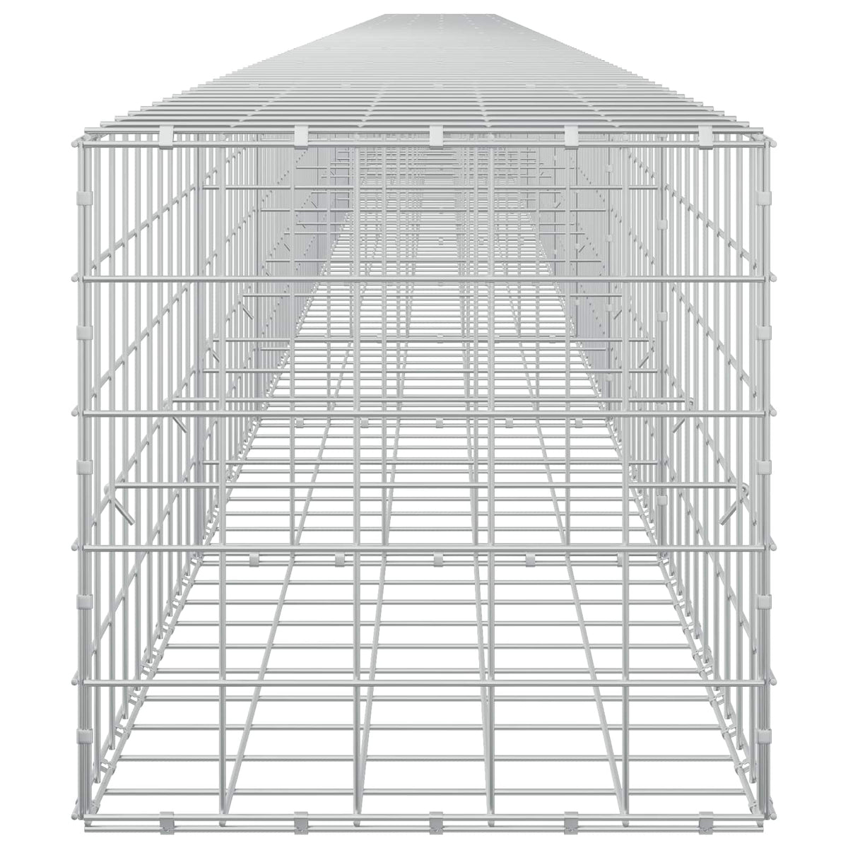 Gabion s žicom debljine 5 mm i mrežom 10x10 cm 1100x50x50 cm