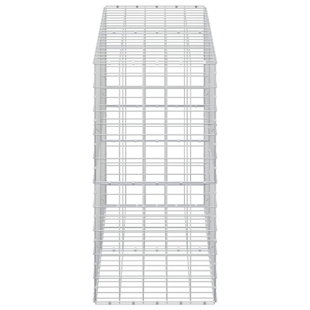 Gabion s žicom debljine 5 mm i mrežom 10x10 cm 200x50x100 cm