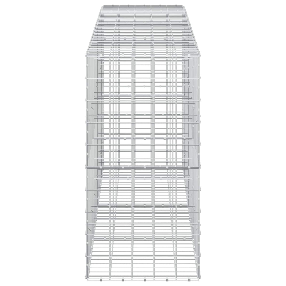 Gabion s žicom debljine 5 mm i mrežom 10x10 cm 350x50x100 cm