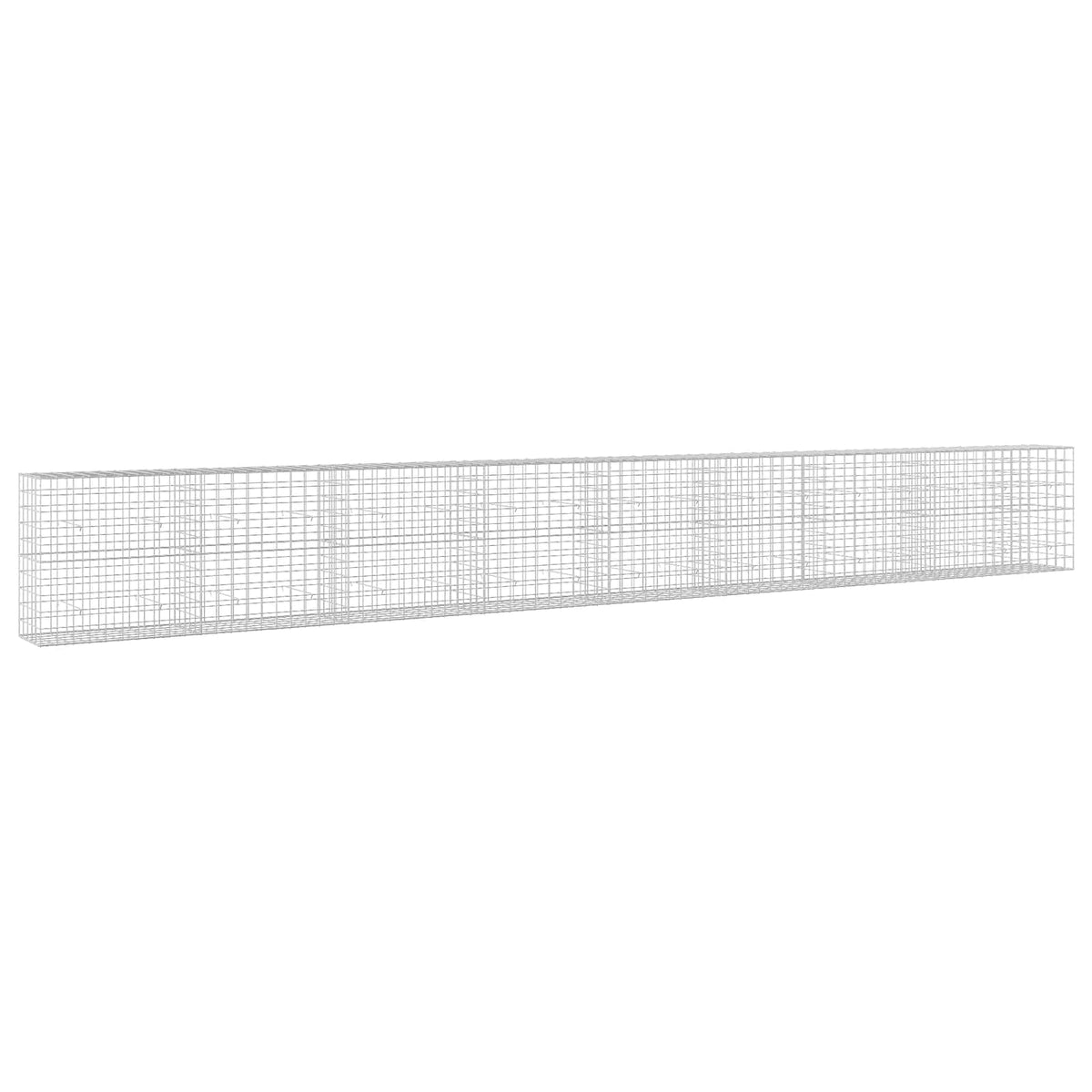 Gabion s žicom debljine 5 mm i mrežom 10x10 cm 850x50x100 cm
