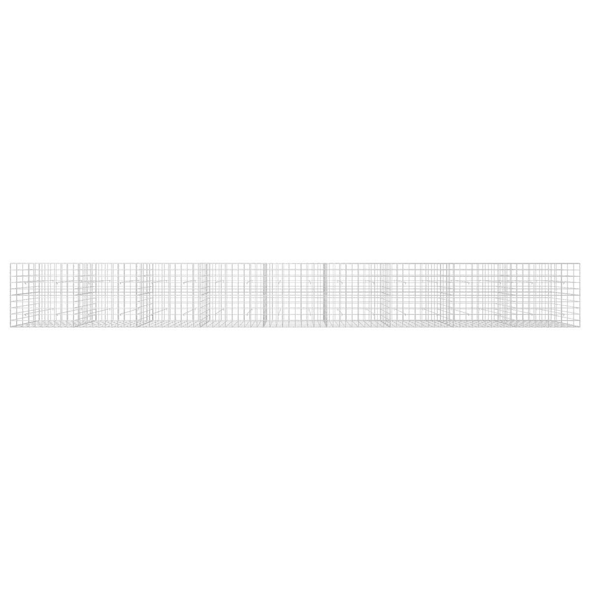 Gabion s žicom debljine 5 mm i mrežom 10x10 cm 900x50x100 cm