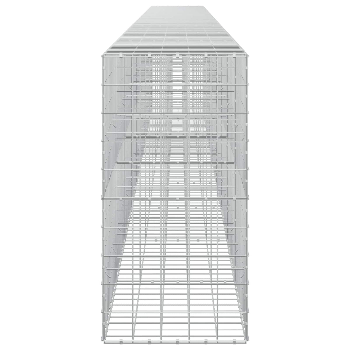 Gabion s žicom debljine 5 mm i mrežom 10x10 cm 900x50x100 cm