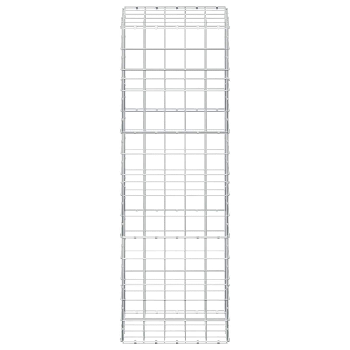 Gabion s žicom debljine 5 mm i mrežom 10x10 cm 50x50x150 cm