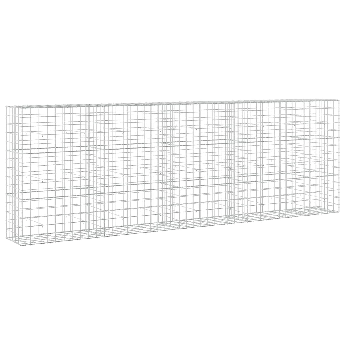 Gabion s žicom debljine 5 mm i mrežom 10x10 cm 450x50x150 cm