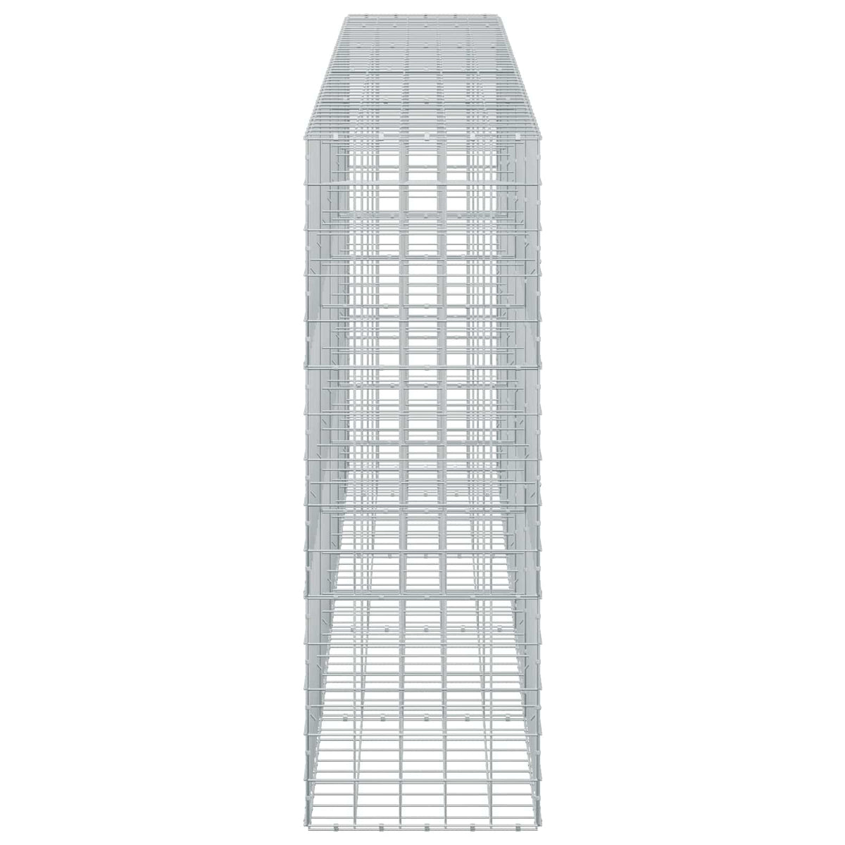 Gabion s žicom debljine 5 mm i mrežom 10x10 cm 450x50x150 cm