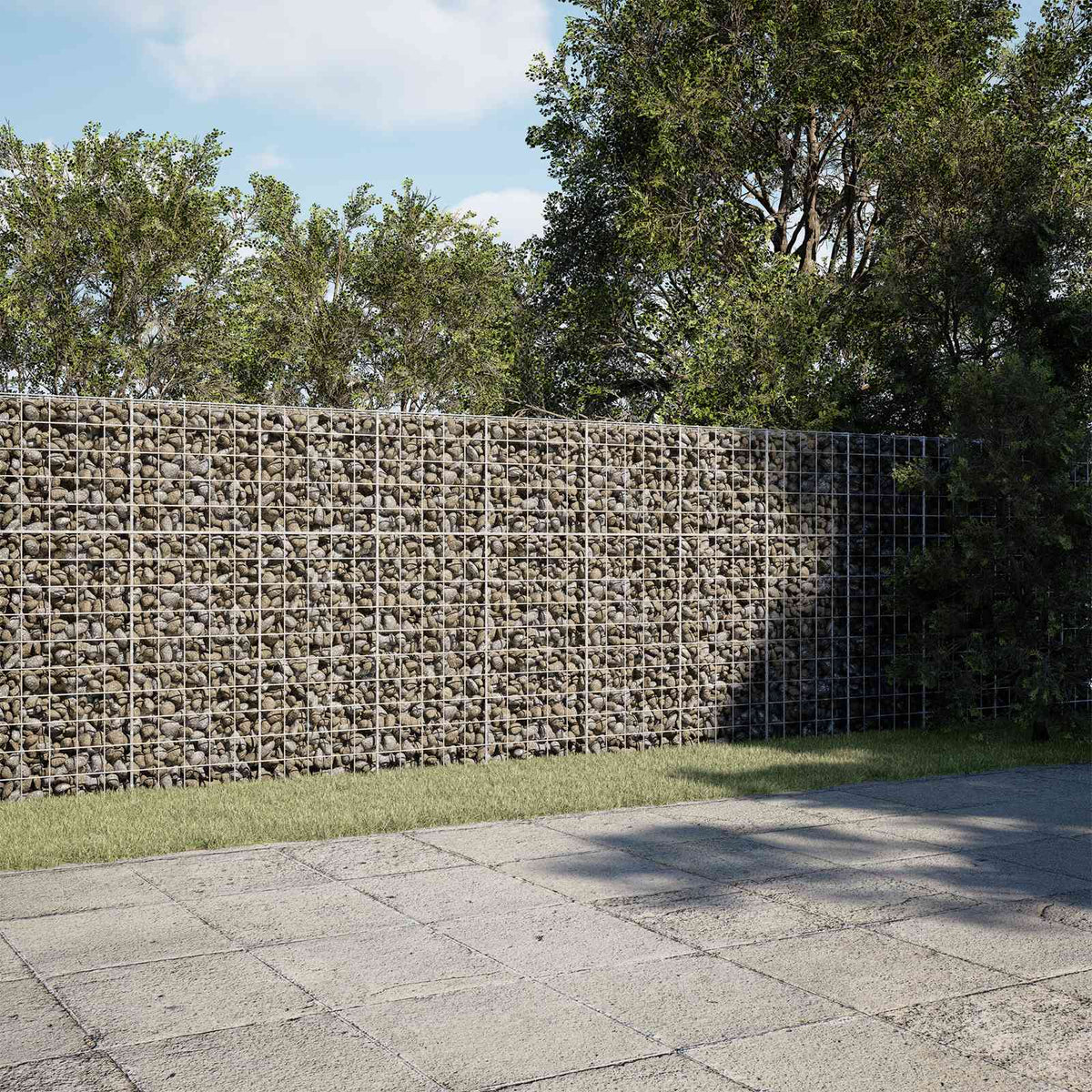 Gabion s žicom debljine 5 mm i mrežom 10x10 cm 500x50x150 cm