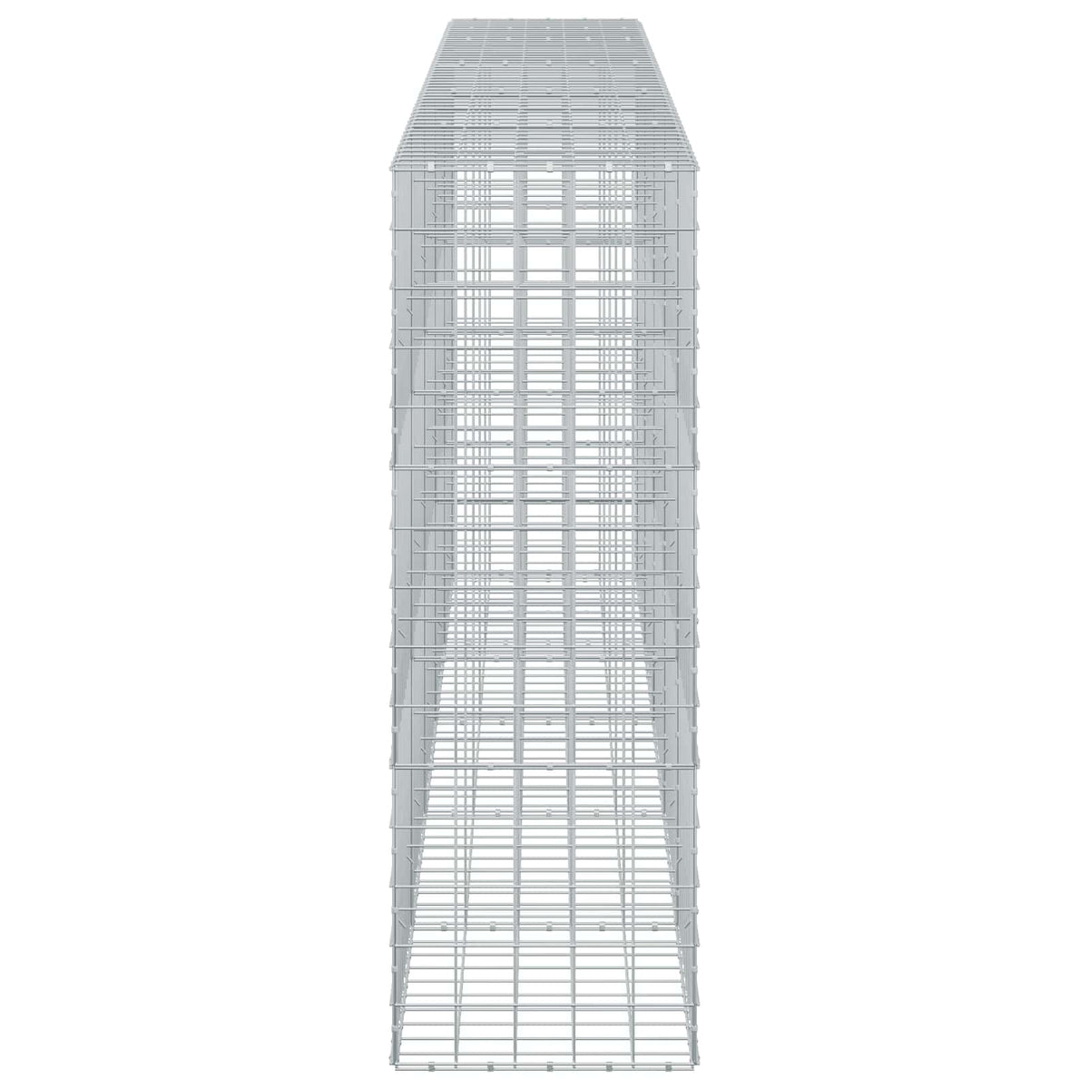 Gabion s žicom debljine 5 mm i mrežom 10x10 cm 500x50x150 cm