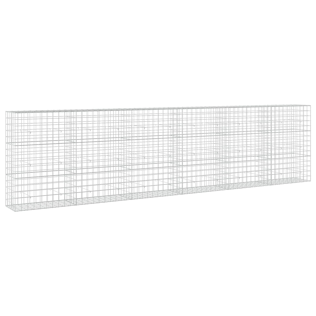 Gabion s žicom debljine 5 mm i mrežom 10x10 cm 600x50x150 cm