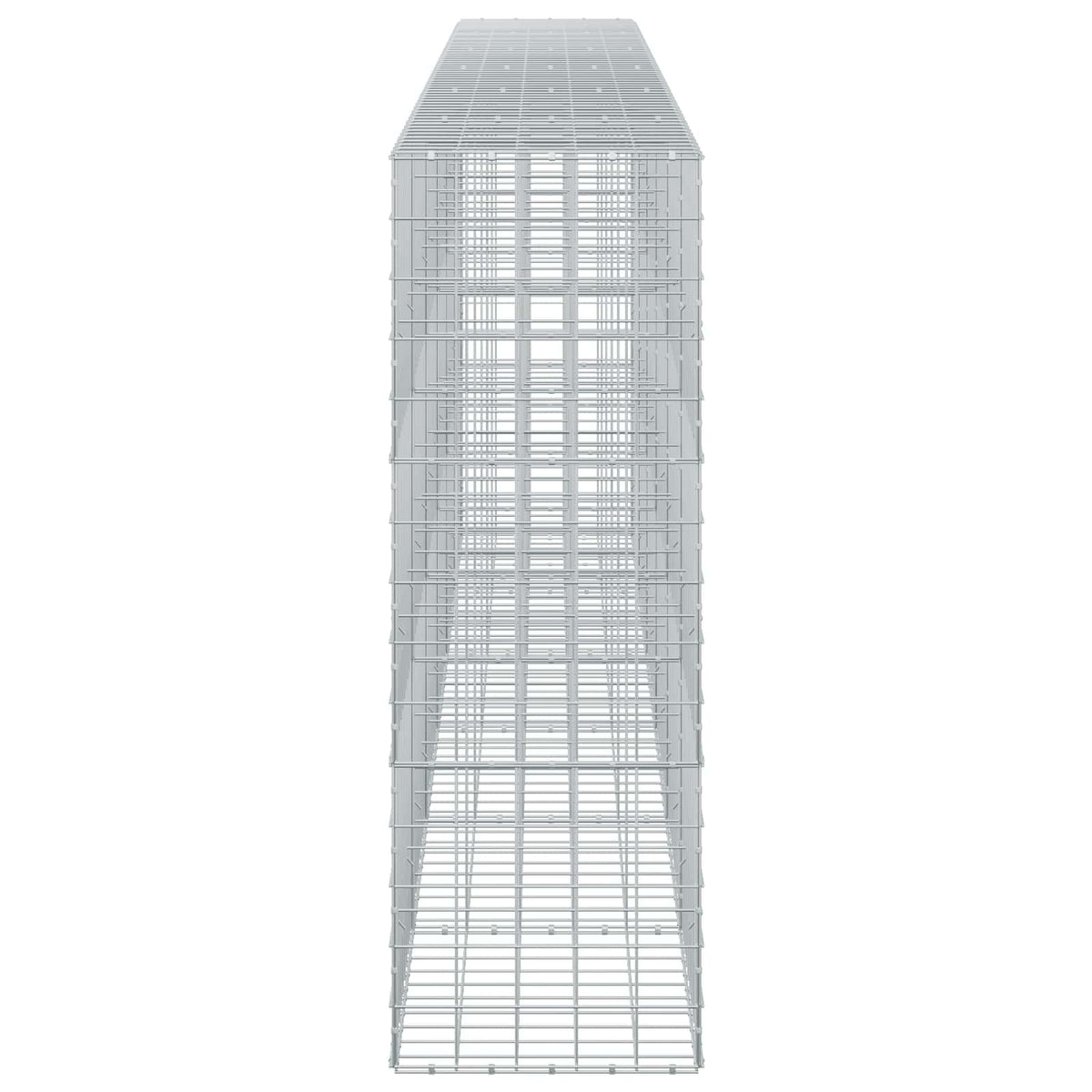 Gabion s žicom debljine 5 mm i mrežom 10x10 cm 600x50x150 cm