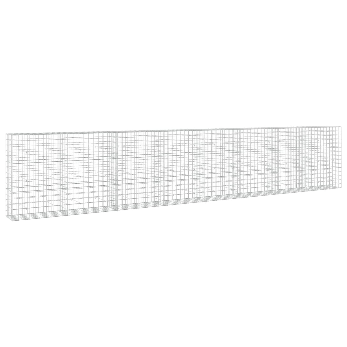 Gabion s žicom debljine 5 mm i mrežom 10x10 cm 800x50x150 cm