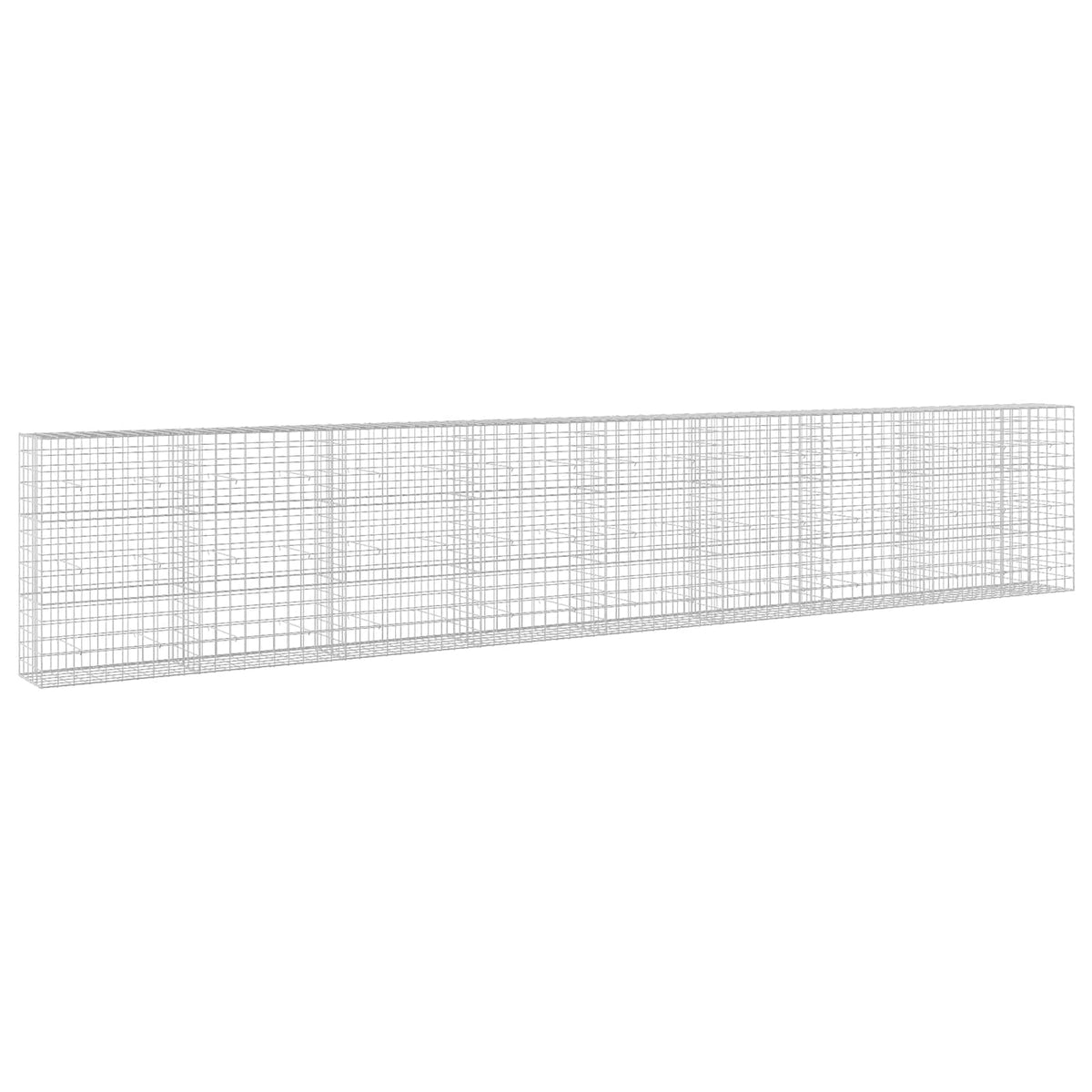 Gabion s žicom debljine 5 mm i mrežom 10x10 cm 850x50x150 cm