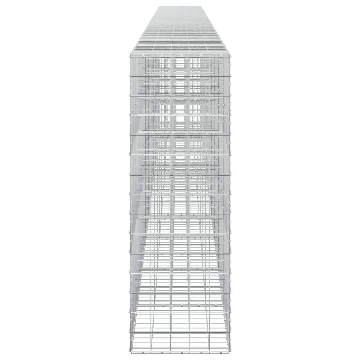 Gabion s žicom debljine 5 mm i mrežom 10x10 cm 1000x50x150 cm