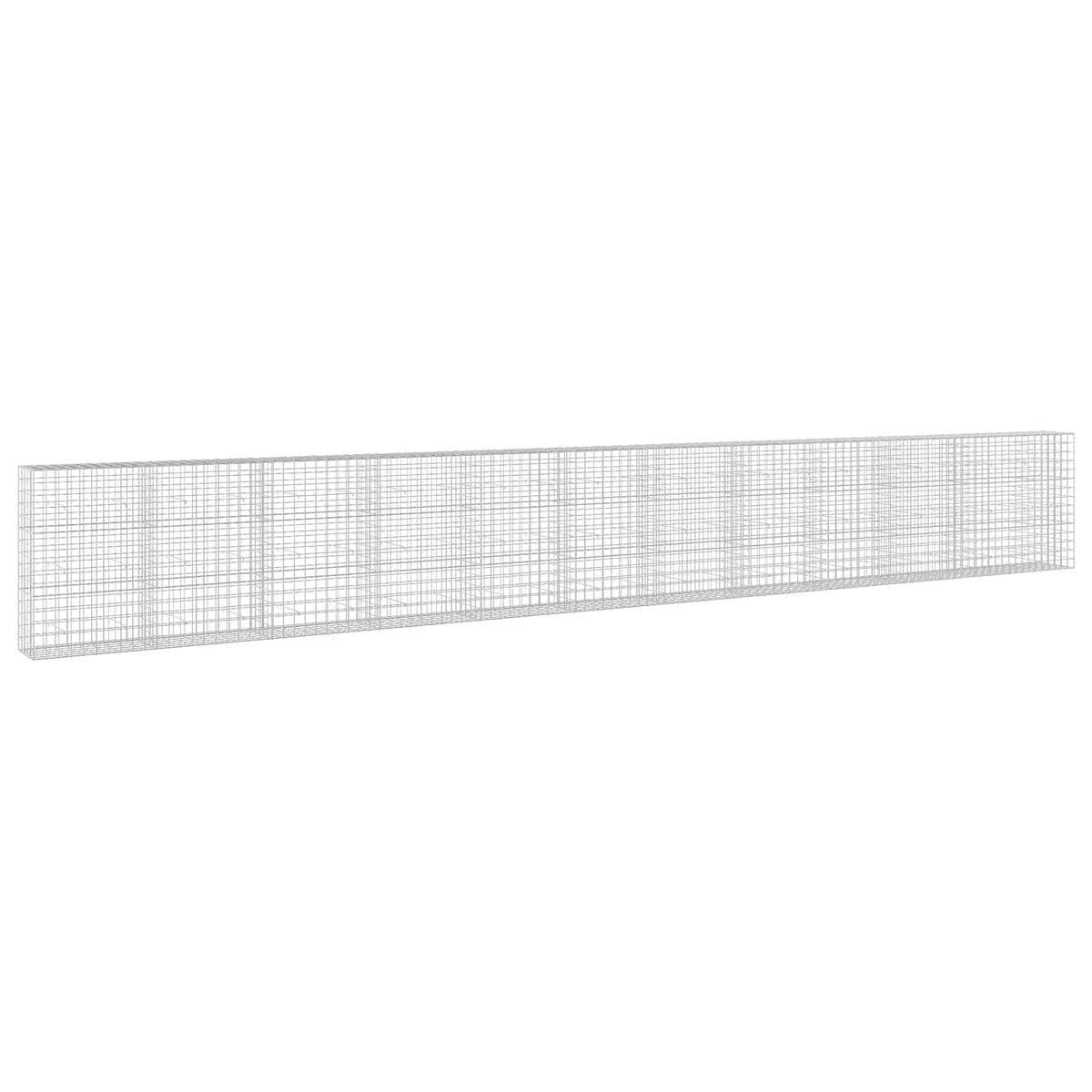 Gabion s žicom debljine 5 mm i mrežom 10x10 cm 1150x50x150 cm
