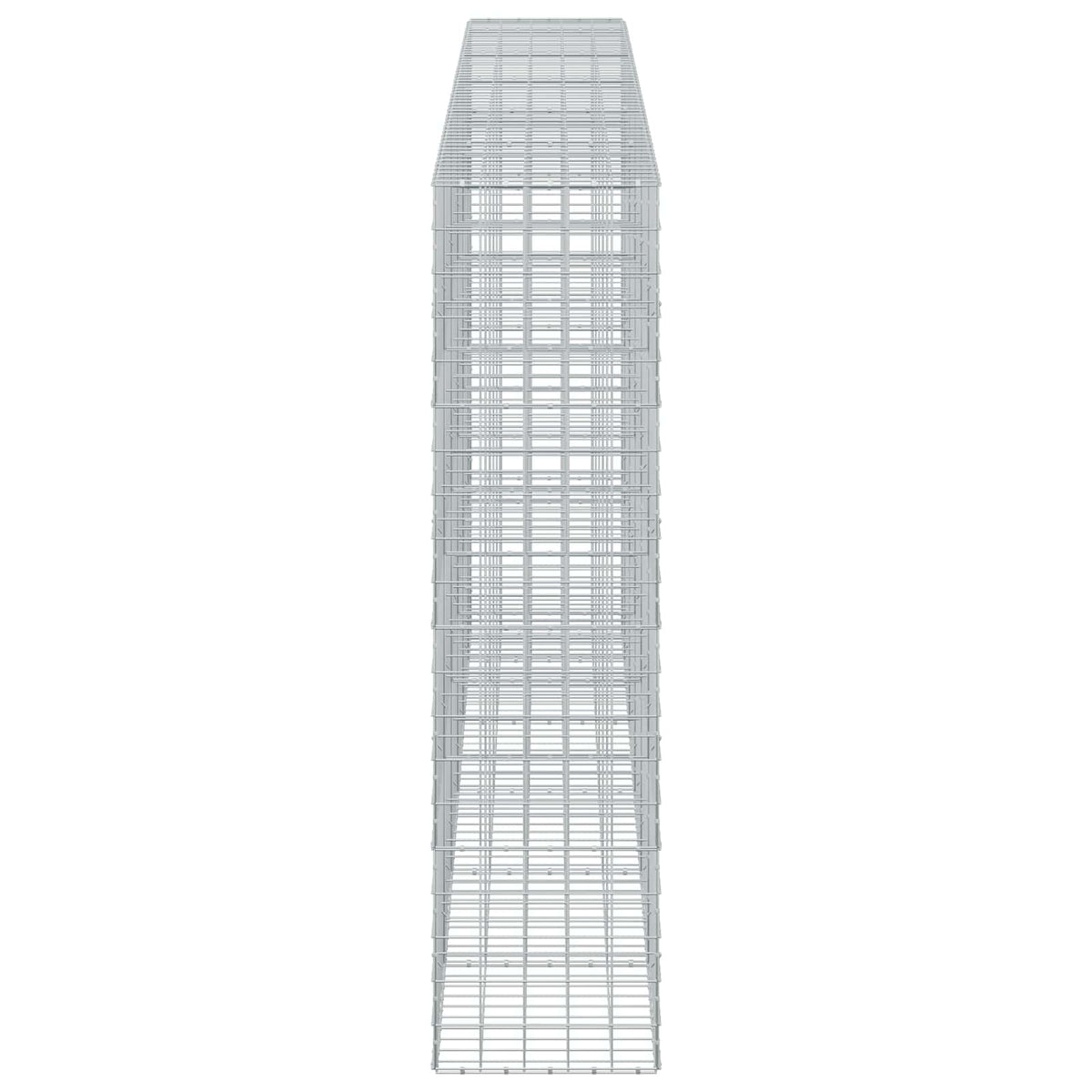 Gabion s žicom debljine 5 mm i mrežom 10x10 cm 550x50x200 cm