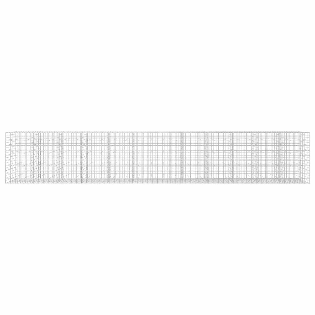 Gabion s žicom debljine 5 mm i mrežom 10x10 cm 1200x50x200 cm