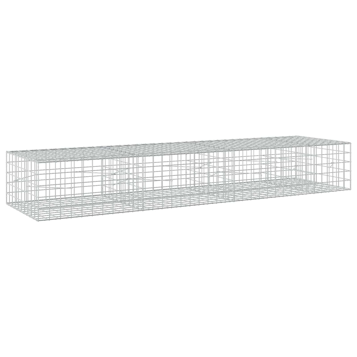 Gabion s žicom debljine 5 mm i mrežom 10x10 cm 350x100x50 cm