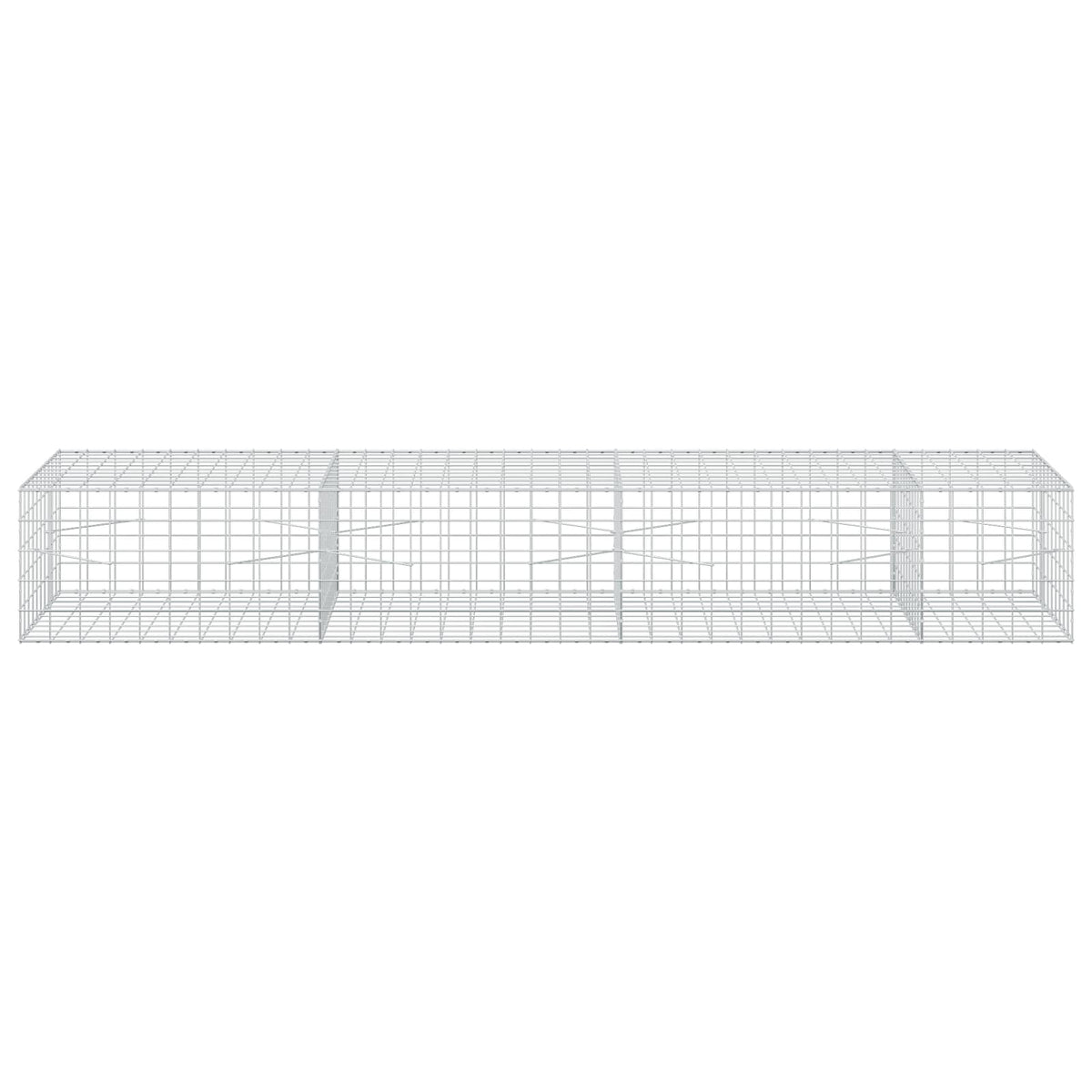 Gabion s žicom debljine 5 mm i mrežom 10x10 cm 350x100x50 cm