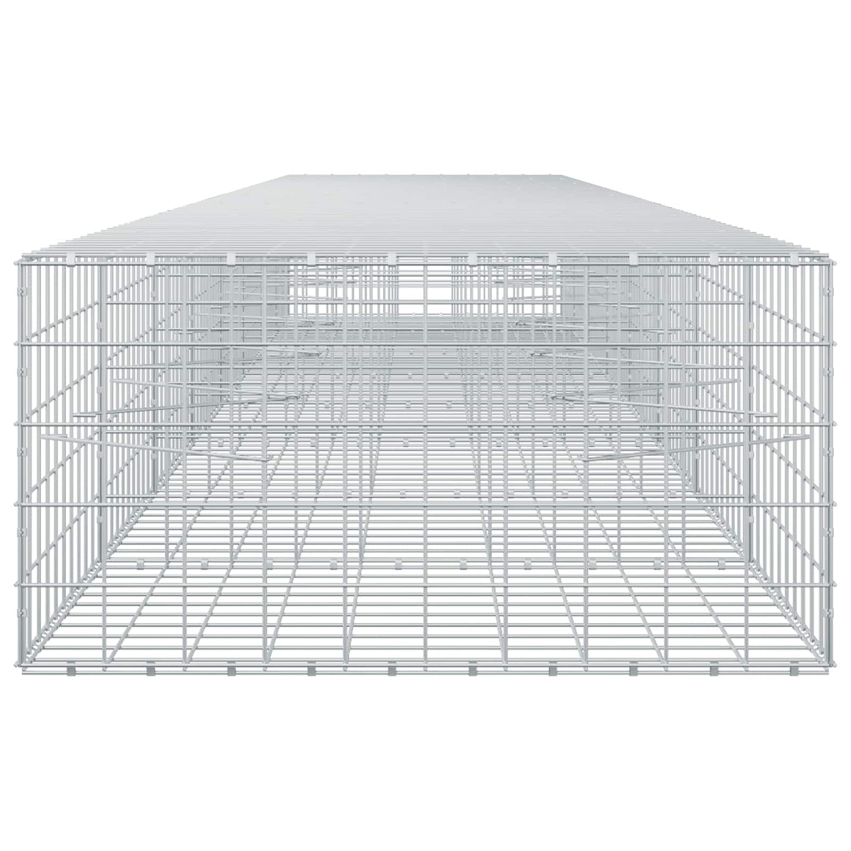 Gabion s žicom debljine 5 mm i mrežom 10x10 cm 800x100x50 cm