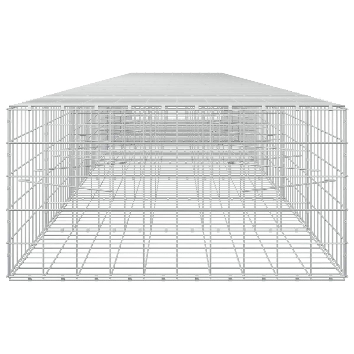 Gabion s žicom debljine 5 mm i mrežom 10x10 cm 950x100x50 cm