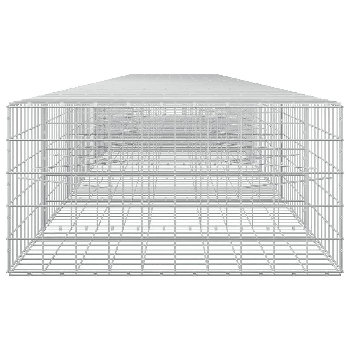 Gabion s žicom debljine 5 mm i mrežom 10x10 cm 1100x100x50 cm