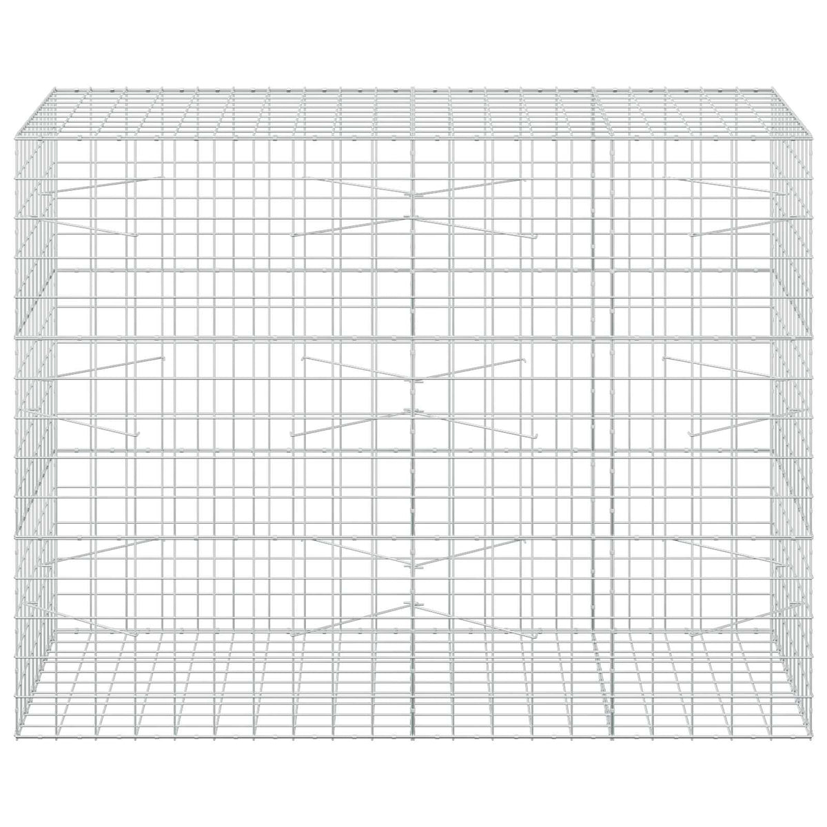 Gabion s žicom debljine 5 mm i mrežom 10x10 cm 200x100x150 cm