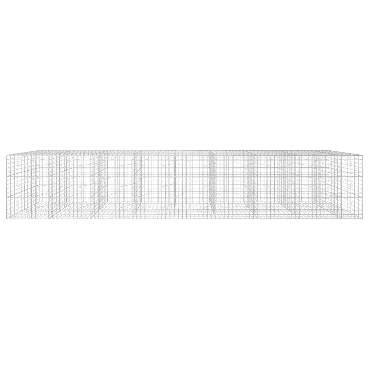 Gabion s žicom debljine 5 mm i mrežom 10x10 cm 850x100x150 cm