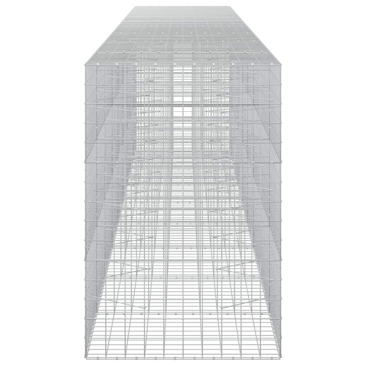 Gabion s žicom debljine 5 mm i mrežom 10x10 cm 850x100x150 cm