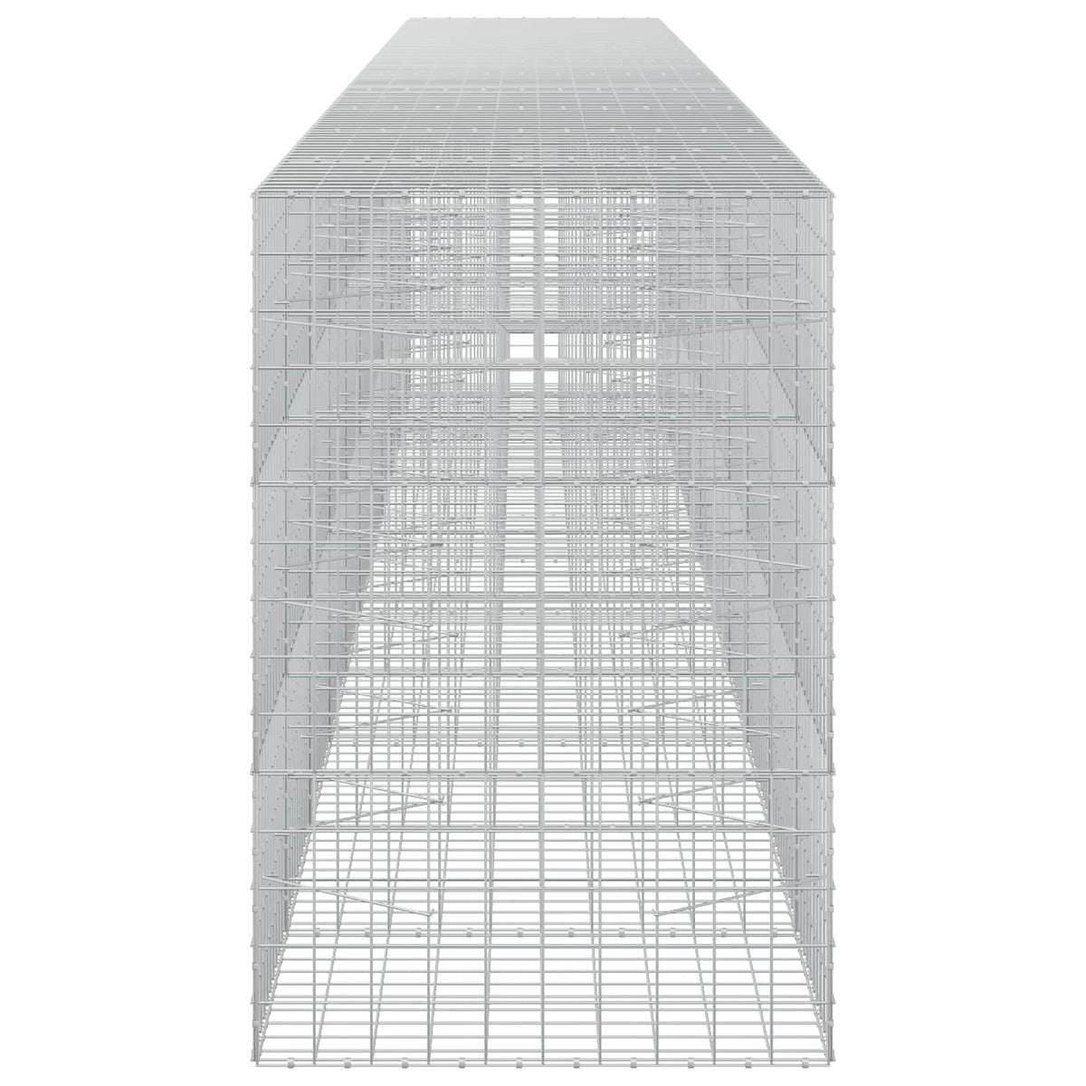 Gabion s žicom debljine 5 mm i mrežom 10x10 cm 1050x100x150 cm