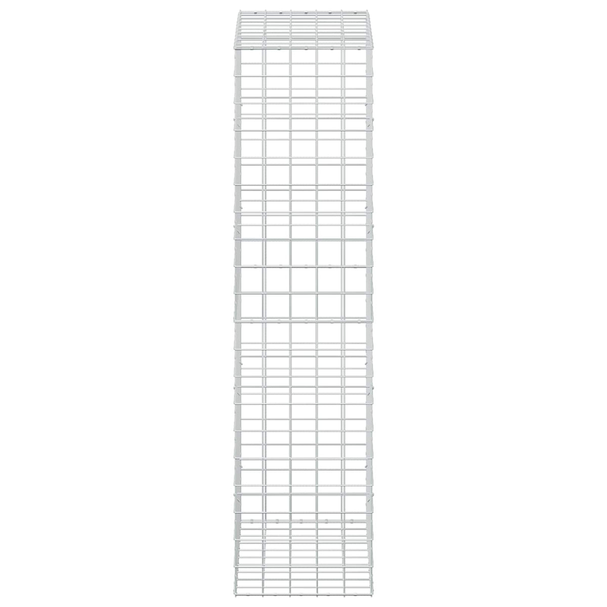 Gabion s žicom debljine 5 mm i mrežom 10x10 cm 50x100x200 cm