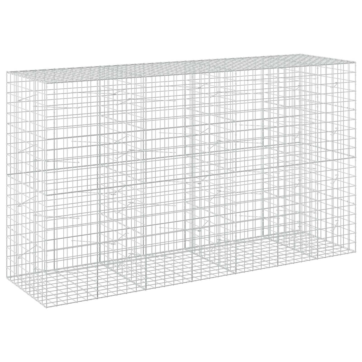 Gabion s žicom debljine 5 mm i mrežom 10x10 cm 350x100x200 cm