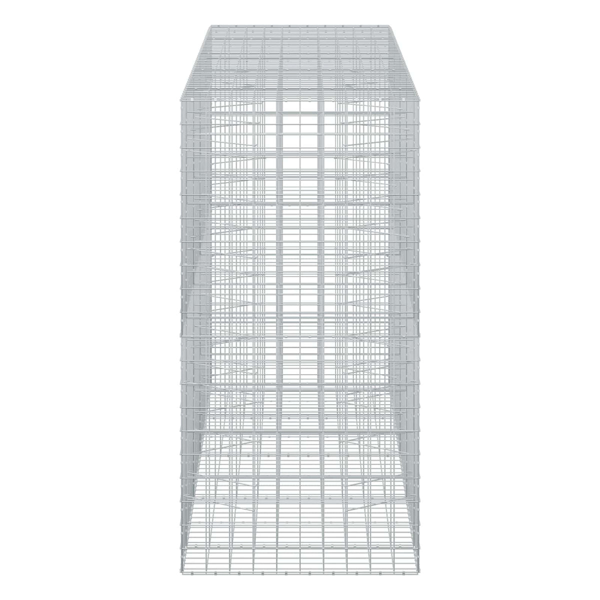 Gabion s žicom debljine 5 mm i mrežom 10x10 cm 450x100x200 cm