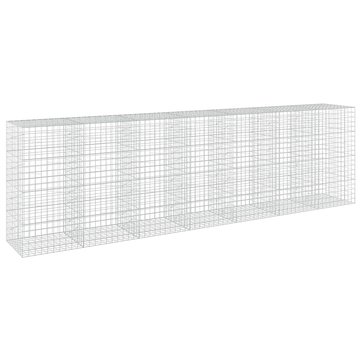 Gabion s žicom debljine 5 mm i mrežom 10x10 cm 700x100x200 cm
