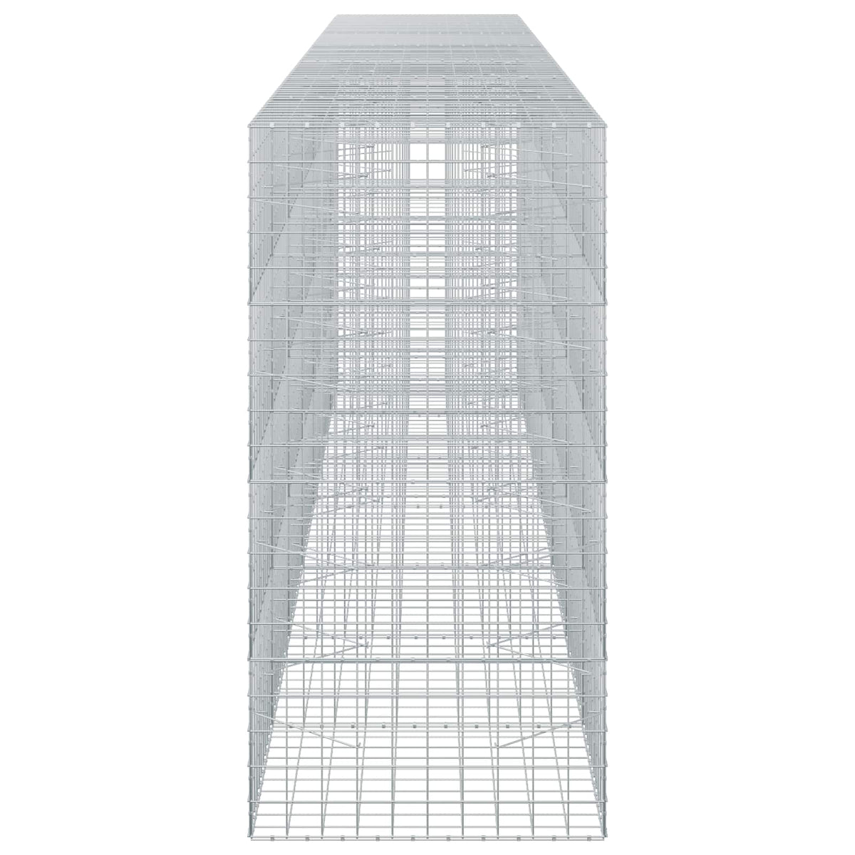 Gabion s žicom debljine 5 mm i mrežom 10x10 cm 700x100x200 cm