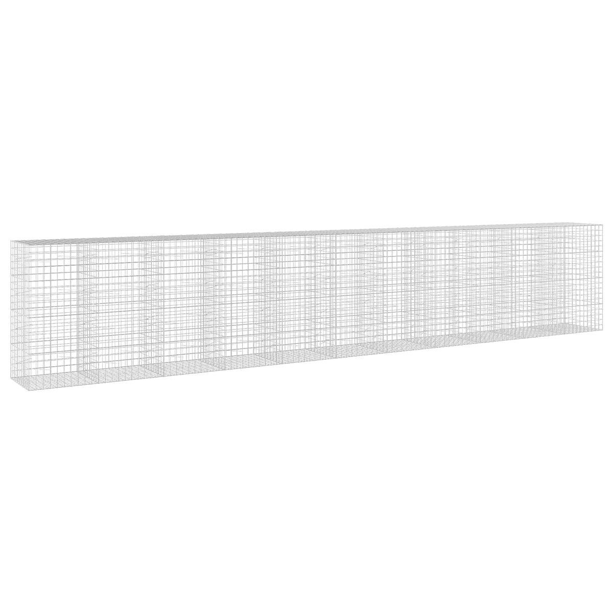 Gabion s žicom debljine 5 mm i mrežom 10x10 cm 1100x100x200 cm