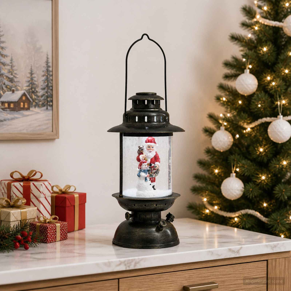 Christmas Lantern ESPOO Hladna bijela Ø 21 x 40,5 cm